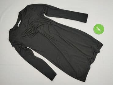 czarna sukienka i creepersy: Sinsay, Sukienka damska, rozmiar L — 2