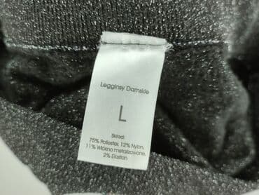 legginsy adidas damskie szare: Leggings, Legginsy Eleganckie damskie, rozmiar L — 4