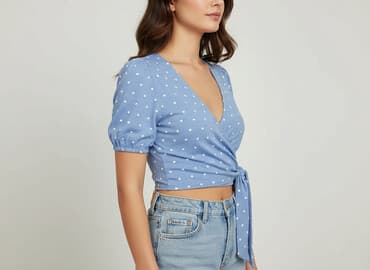 cropp bluzka damska: Top damski, rozmiar S — 5