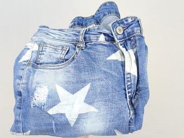 jeansy z piórami: Denim, Jeansy damskie, rozmiar S — 5