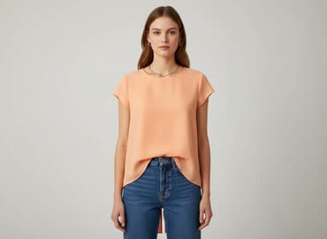 pomarańczowa marynarka mohito: Glamorous, Bluzka damska, rozmiar L — 7