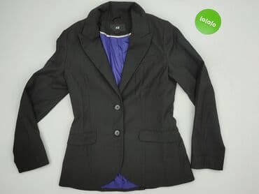 beżowy garnitur damski: H&M, Marynarka damska, rozmiar S — 2