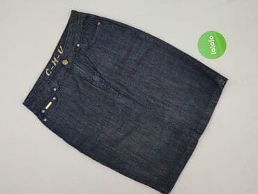 niebieska spódnice plisowane: Spódnica damska, S — 2