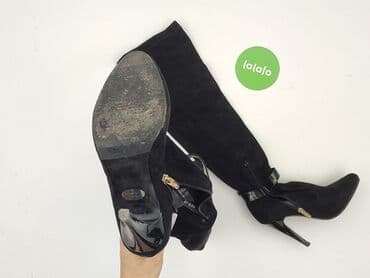 trampki do sukienki wieczorowej: High boots for women, 38, condition - Good — 4