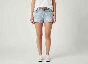 luźne szorty jeans damskie: Denim Co, Szorty damskie, rozmiar 3XL — 6