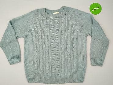 sweter w chmurki: Sweter damski, rozmiar L — 2