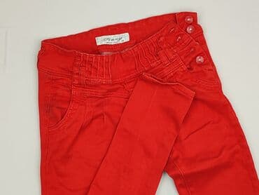 sukienka obcisła czerwona: Material trousers for women, size XS (EU 34) — 1