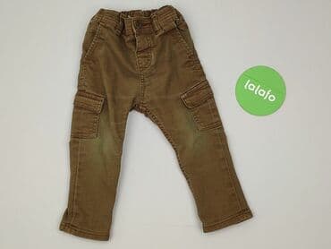 stradivarius spodnie woskowane z wysokim stanem: Spodnie jeansowe, H&M, 12-18 miesięcy, stan - Bardzo dobry — 2