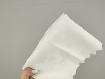 krótkie zasłony: Tkanina 130 x 25, kolor - Biały, stan - Idealny — 3