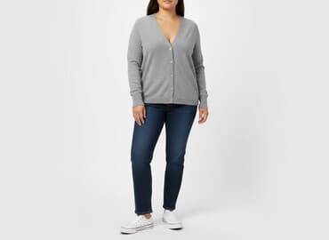 kurtki zimowe w sinsay: Sinsay, Kardigan damski, rozmiar XL — 6