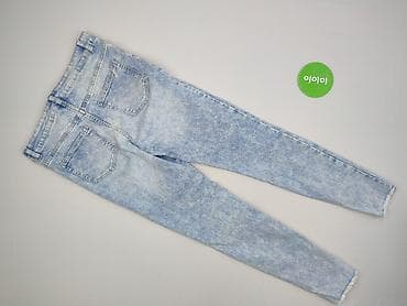 jeans wysoki stan: Jeansy damskie, rozmiar L — 3