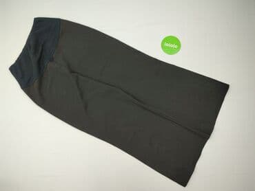 legginsy ciążowe szare: Spodnie materiałowe damskie, rozmiar M — 2
