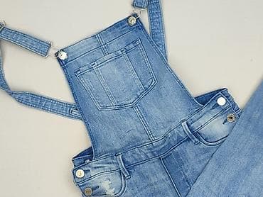 czapki oversize: Ogrodniczki H&M, 13 lat, 152-158 cm, stan - Bardzo dobry — 1