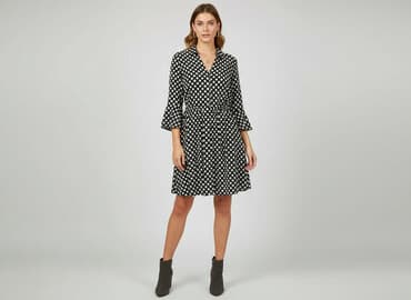 czarna sukienka i creepersy: Sukienka damska, rozmiar S — 5