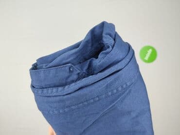 granatowe chinosy damskie: Denim, Spodnie materiałowe damskie, rozmiar S — 4