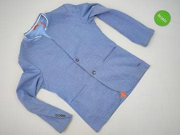 object bluzki: Męska marynarka Ombre, rozmiar L. - Kolor: jasny niebieski (błękit) - — 3