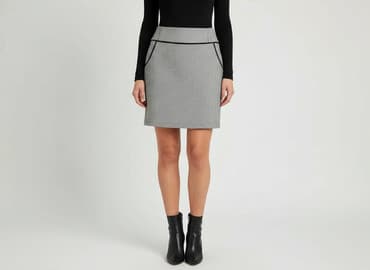 czarne spódnice w kratę: Spódnica damska, rozmiar M — 6