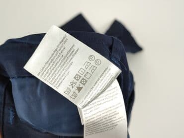 granatowe chinosy damskie: Vero Moda, Spodnie materiałowe damskie, rozmiar L — 6