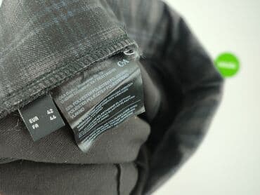 spodnie piżamowe w kratę damskie: C&A, Spodnie materiałowe damskie, rozmiar XL — 6