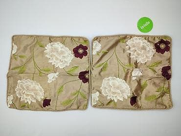 ukryte aukcje: Komplet 2 dekoracyjnych poszewek na poduszki w kwiatowy wzór — 2
