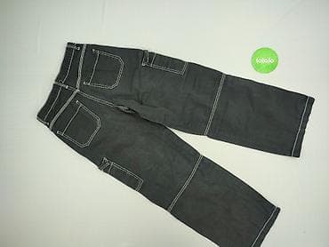 sprane jeansy: H&M Divided, Spodnie cargo damskie, rozmiar 2XS — 3
