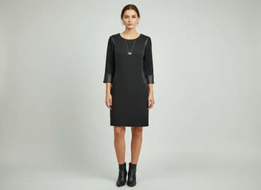 sukienka z imitacji skóry zara: Sukienka damska, rozmiar L — 8