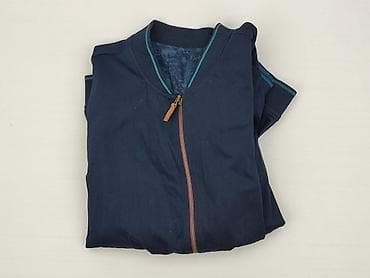 denim george: Męska bluza rozpinana typu bomber w kolorze granatowym. - Krój — 4
