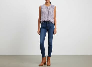 hm bluzki z krótkim rękawem: H&M, Bluzka damska, rozmiar M — 7