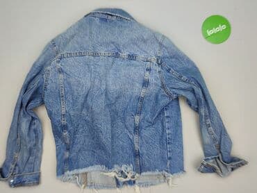 mohito kurtka jeansowa z nadrukiem: H&M, Women`s jeans jacket, size S — 4