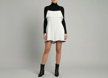 new yorker biały kombinezon: Black, Kombinezon damski, rozmiar L — 6