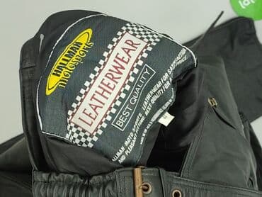 kozaki c a: Męskie skórzane ogrodniczki motocyklowe Hallman Motorsports - — 4