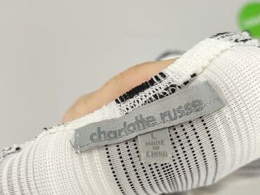 bluzki w paski z serduszkiem: Charlotte Russe, Bluzka damska, rozmiar L — 4