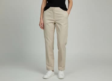 reserved majtki z wysokim stanem: Reserved, Spodnie materiałowe damskie, rozmiar M — 8