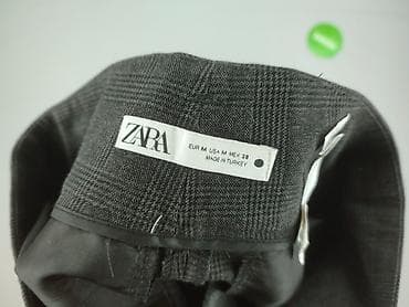 klapki z futrem zara: Zara, Spodnie materiałowe damskie, rozmiar M — 4