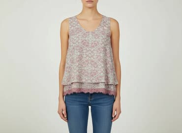 bluzki róża: Chloé, Top damski, rozmiar One size — 6