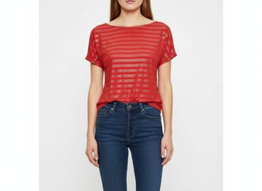 bluzka w paski pepco: Orsay, Bluzka damska, rozmiar L — 6