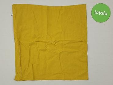 puchowa: Poszewka na poduszkę dekoracyjną – musztardowa - Kwadratowa poszewka — 2