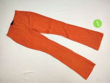 pomarańczowe spodnie hello kitty: Imitz, Spodnie materiałowe damskie, rozmiar S — 3