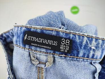 culoty: Stradivarius, Jeansy damskie, rozmiar M — 4