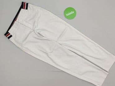 spodnie w paski cropp: Spodnie materiałowe damskie, S — 2