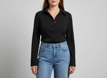 czarne spodnie i koszula: Koszula damska, rozmiar 2XL — 1