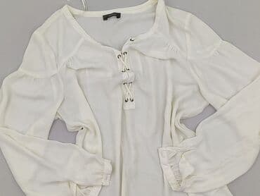 sweter piórkowy na drutach: Yessica, Bluzka damska, rozmiar L — 1