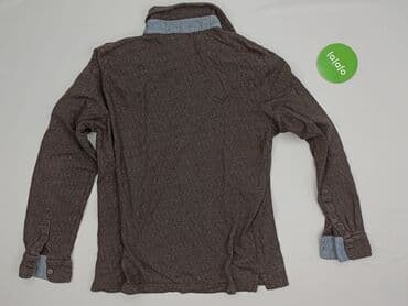 brazowe spodnie woskowane: Pierre Cardin, Koszulka polo dla mężczyzn, M — 3