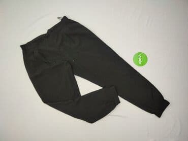 spodnie hello kitty piżama czarne: Topshop, Material trousers for women, size M (EU 38) — 2