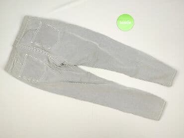 sinsay czarne spodnie z wysokim stanem: Spodnie materiałowe damskie, rozmiar S — 6