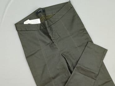 khaki legginsy: Top Secret, Spodnie materiałowe damskie, rozmiar L — 1