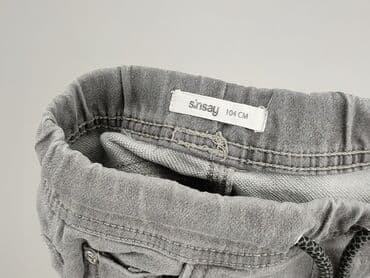 spodnie dresowe chłopięce lidl: Spodnie jeansowe, Sinsay, 3-4 lat, 104, stan - Idealny — 4