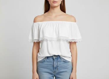 biała bluzka do stroju krakowskiego: Bluzka damska, rozmiar S — 7