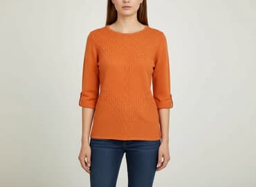 poliamid w swetrze: ANNA, Sweter damski, rozmiar L — 7