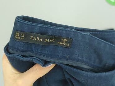 granatowe chinosy damskie: Zara, Spodnie materiałowe damskie, rozmiar XL — 6